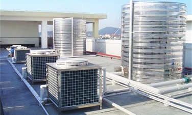 安徽高端会所安装必发888空气能热水系统解决热水需求